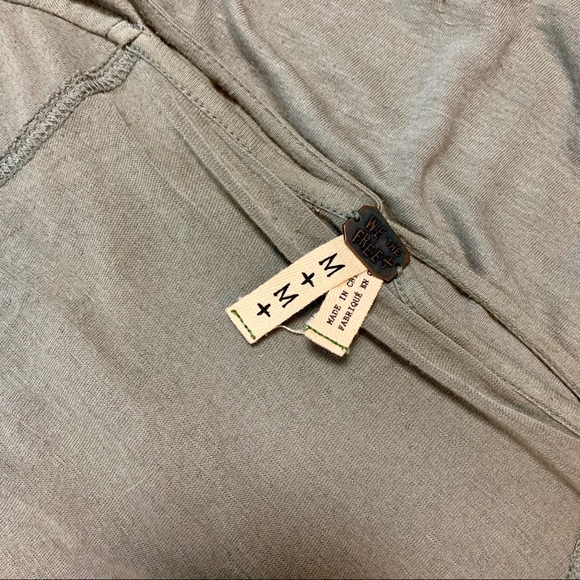 Free People We The Free Strappy Flowy Tee Medium - Picture 5 of 5